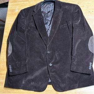 Men’s corduroy brown blazer. Stanford Essentials. Size 54 PT long.